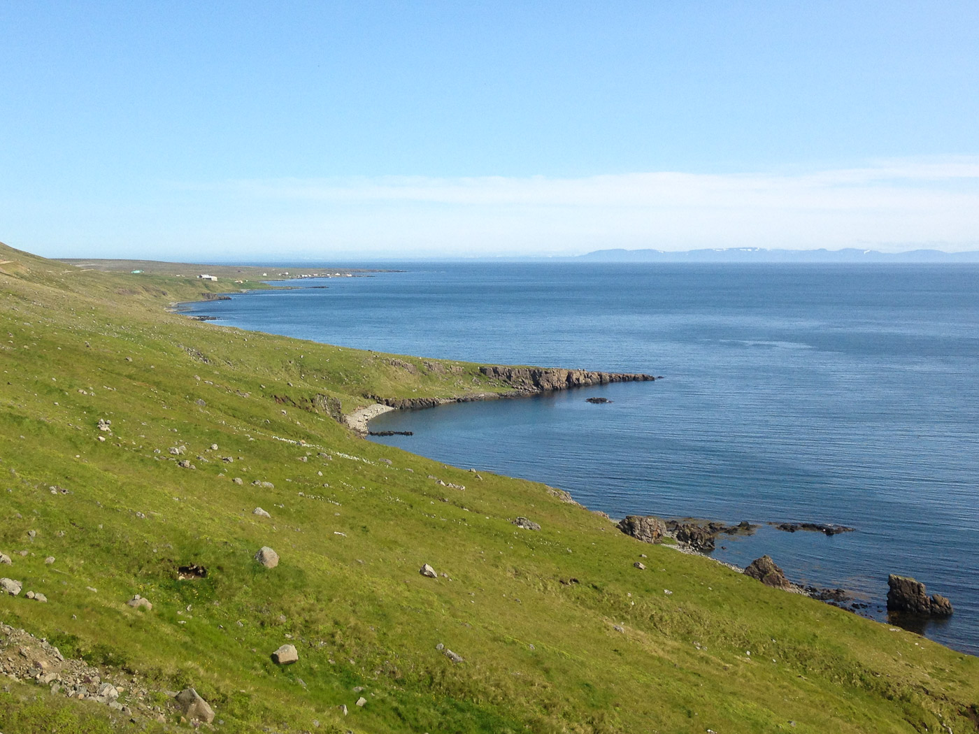 Djúpavík. Week 10. - View to Gjögur. (4 till 10 August 2014)