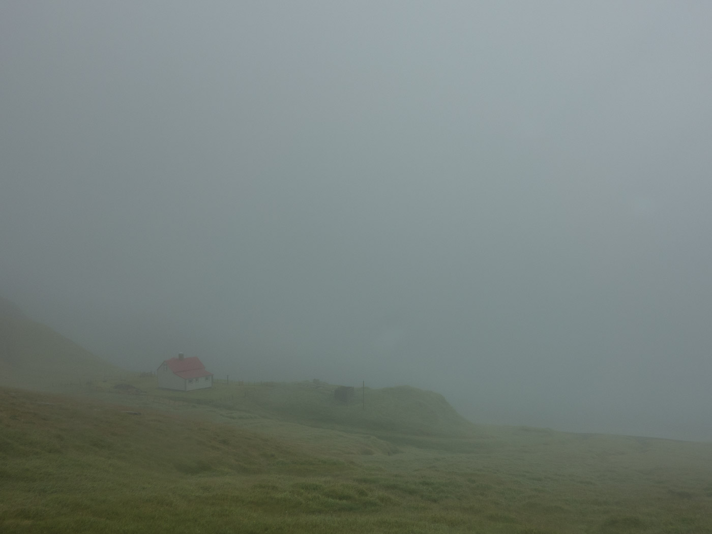 Djúpavík. Week 10. - Naustvík, in fog. (4 till 10 August 2014)