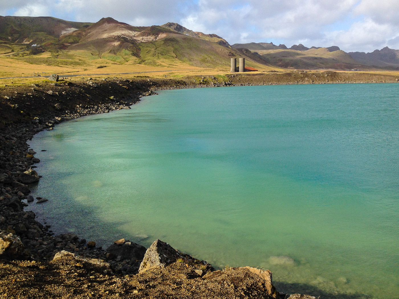 Kleifarvatn and Krýsuvík and Seltún. - Grænavatn. (12 September 2014)