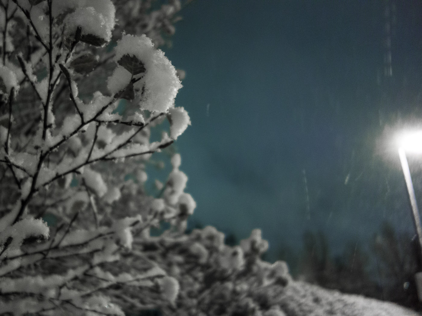 Reykjavík. Snow, a lot of snow. - . (21 October 2014)