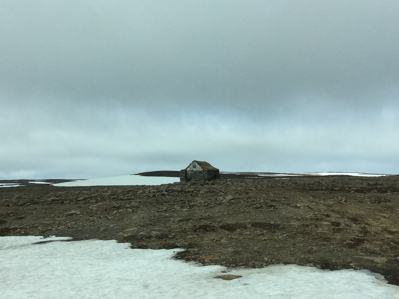 Westfjords in seven days. - The famous little 'cottage' (Steingrimfjarðarheiði). (7 til 13 July 2015)