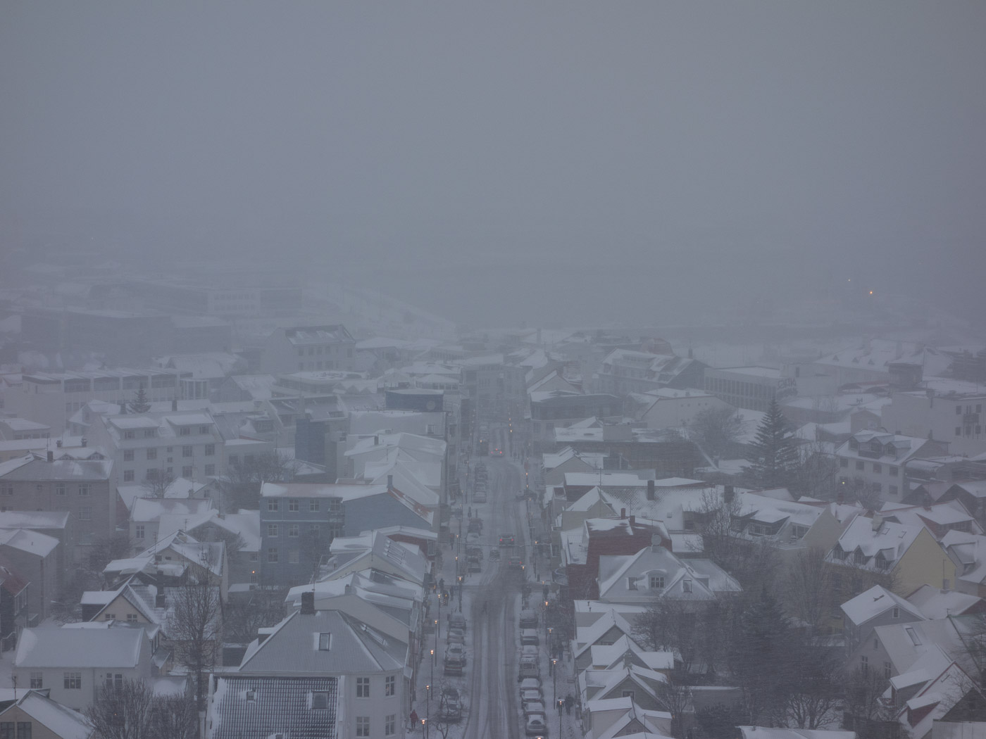 Reykjavík. Miscellaneous XCIII. - Hallgrímskirkja, view from above. II. (1 till 31 January 2016)