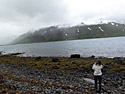 24 July 2009  Djúpavík. Fresh snow, during the summer (24th of July).