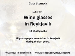 Subject 4 - Wine glasses in Reykjavík - 33 pictures