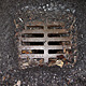 Reykjavík, Rauðarárstigur - Water in a sewer drain - 13 February 2010 - 03:19 (20 seconds)