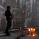 Djúpavík - Saxophone concert with Magga in one of the tanks of the Old Herring Factory - 14 August 2009 - 21:11 (32 seconds)
